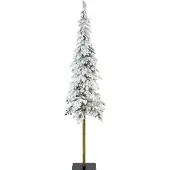 Kaemingk Kunstkerstboom Alpine fir H300 D75 cm groen/wit Everlands