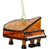 Décoris Piano glas L7,7b8h7,6 cm bruin
