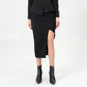 Smart & Joy Asymmetrische rok open op het been