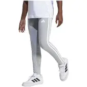 Adidas - Girl's 3-Stripes Leggings 230 - Legging 140, grijs