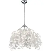 TRIO Hanglamp Leavy 38cm grijstint
