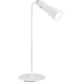 TRIO REALITY MAXI - Tafellamp - Wit mat - Oplaadbaar - incl. 1x SMD 2 W - 4-stappen TOUCH - USB-aansluiting - Accuvoeding - Klemlamp