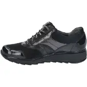 Durea 6279 wijdte K Veterschoenen | Maat 8 Dames Zwart