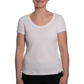 IQ-UV Uv Wave O Neck Korte Mouw Rash Guard Wit L Vrouw