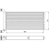 Valeo Warmtewisselaar, interieur verwarming 811521