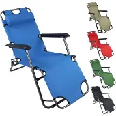 VCM Ligstoel Ligstoel Ligstoel Opvouwbare tuinstoel Camping Maltosa