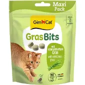 GimCat GrasBits- Kattensnack - 6 x 140 g