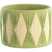 Light & Living Kap cilinder 25-25-18 cm HANNAH groen+mint groen