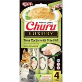 Ciao Inaba Kattensnack Churu Luxury Tuna & Sole Fish 4 x 14 gr