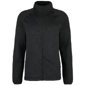 Heber Peak - CrownHe. Knit Jacket - Fleecevest L, zwart