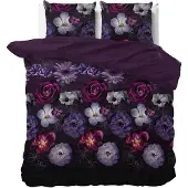 Sleeptime Dekbedovertrek Magic Flower Purple Katoen-240 x 220 cm