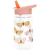 A Little Lovely Company - Drink bottle - Butterﬂies - 7.3 x 16.5 x 7.3 cm