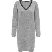 ONLY Gebreide jurk 'ONLTAMMY' lichtgrijs