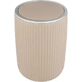 Wenko Agropoli afvalemmer met deksel beige large