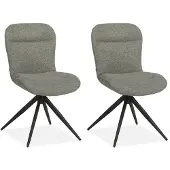 MX Sofa - Eetkamerstoel Argentina - Sky (set van 2 stoelen)