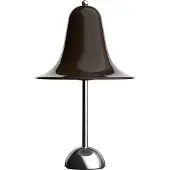 Verpan Pantop Tafellamp Ø23 Chroom / - Tafellampen Metaal Pitch brown - 147535