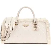 GUESS handtas schoudertas Christi Shoulder Satchel Bag Bone crème