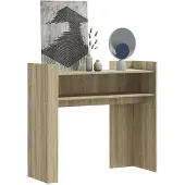 vidaXL Wandtafel 100x35x90 cm bewerkt hout sonoma eikenkleurig