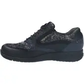 Durea 6306 wijdte H Veterschoenen | Maat 7 Dames Zwart