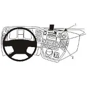 Brodit ProClip houder geschikt voor Mercedes Benz Actros 4/ Antos /Arocs Center mount