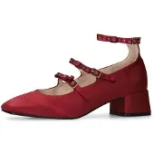 Sacha Slingpumps robijnrood