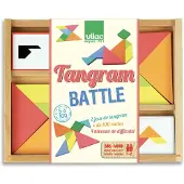 Vilac Bordspel - - Tangram Battle - Ontwikkelt creativiteit en logica