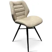 MX Sofa Eetkamerstoel Luther - Microvezel - Zand - MxSofa