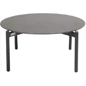 Qopps Koffietafel Dagoo - 80 cm - Aluminium - Rond -