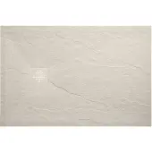Wiesbaden Douchebak Stonea Antislip Composiet 90x120x3 cm Inkortbaar Beige