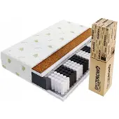 ŚpijZdrowo Pocketvering Matras 120x200cm, 7 Zones, Kokos, Aloë Vera, H3/H4