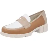 Solidus Kibu Wit-Cognac Moccasin