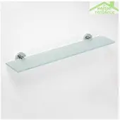 Sapho X-Round E glasplank 600mm, chroom