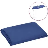 vidaXL Vervangingsdoek voor zweefparasol 300 cm azuurblauw