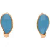 Gaya Oorbellen turquoise / rose-goud