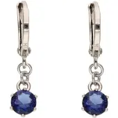 Gaya Oorbellen donkerblauw / zilver