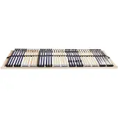 vidaXL Lamelbodem Bruin 90 x 190 cm Massief beukenhout