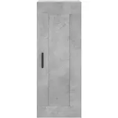 vidaXL Hoge kast 34,5x34x180 cm bewerkt hout betongrijs