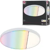 Paulmann Velora LED-paneel, Ø300 mm, Zigbee, RGBW, smart home, wit, 16,5W, dimbaar, instelbare witkleur, inbouwspots, artikelnummer 79899