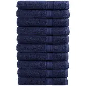 vidaXL Saunadoeken SOLUND 10 st 600 g/m² 80x200 cm marineblauw