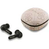GUESS 4G Classic Metal Logo TWS ENC Hoofdtelefoon Roze - GUTWST3P4EGP