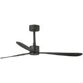 Faro Plafondventilator Amelia, DC-motor 3 bladen zwart Amelia, zwart, Woon-/ Eetkamer, Kunststof, Modern