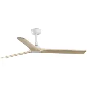 Faro Heywood Plafondventilator White | Pine | L (Ø132cm) | Without light
