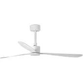 Faro Plafondventilator Amelia, DC-motor, 3 bladen, wit Amelia, wit / opaal, Woon-/ Eetkamer, Kunststof, Modern