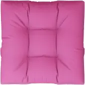 vidaXL Palletkussen 70x70x12 cm stof roze