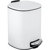 Wenko Alassio afvalemmer 5,0 l wit