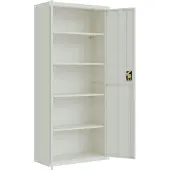 vidaXL Archiefkast 90x40x240 cm staal lichtgrijs