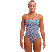 Funkita Single Strap One Piece Swimsuit Oranje AUS 8 Vrouw