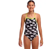 Funkita Strapped In One Piece Swimsuit Zwart 8 Years Meisje