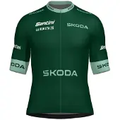 Santini La Vuelta Points Leader Korte Mouw Wielertrui
