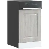 vidaXL Vaatwaspaneel Kalmar 45x1,5x57 cm bewerkt hout grijs sonoma